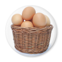 Brown Chicken Eggs magnets by patrickrp Brown Chicken Eggs magnets