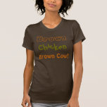 Brown Chicken Tee Shirt