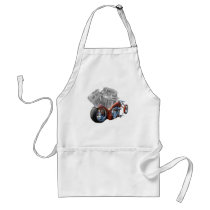 Brown Chopper aprons by fredsredt Brown Chopper aprons