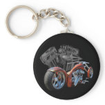 Brown Chopper Key Chains