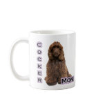 Brown Cocker Spaniel Mom 4 Coffee Mug