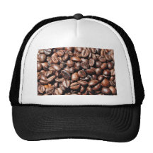 BROWN COFFEE BEANS PHOTOGRAPHY BACKGROUNDS FOODS TRUCKER HAT