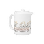 Brown Coffee typography coffeepot