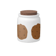Brown Cookie pattern Candy Dish