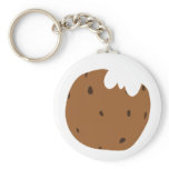 Brown Cookie pattern Key Chains