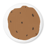 Brown Cookie pattern magnets