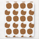Brown Cookie pattern Mousepad