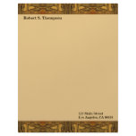 brown country western letterhead