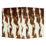 Brown Cowhide Print - Avery Binder