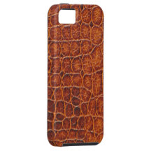 Brown Crocodile Skin iPhone 5  Tough Case iPhone 5 Covers