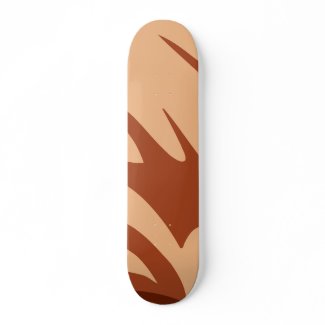 Brown croissant skateboard