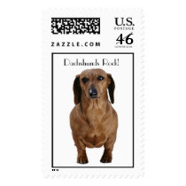 Brown Dachshund Stamps
