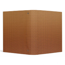 BROWN DECORATIVE PATTERN BINDER
