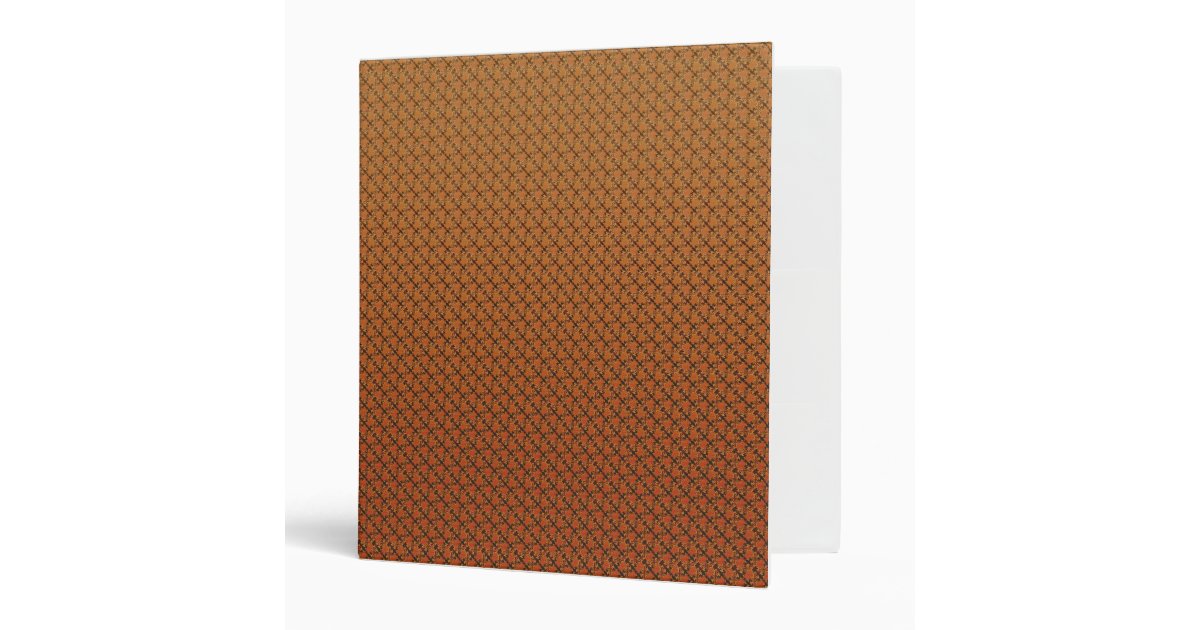 Brown Pattern Ring Binder Brown Pattern Ring Binder