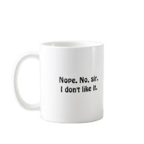Brown Disapproving Rabbits Mug
