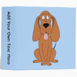 Brown Dog Cartoon. Hound. Vinyl Binders