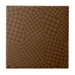 Brown Dot Patchwork Ceramic Tile