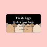 Brown Eggs Label labels