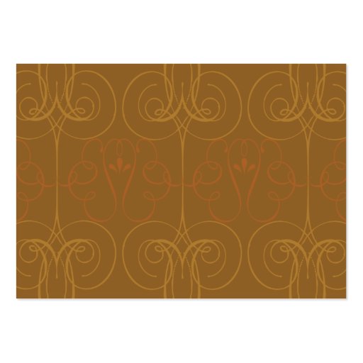 Brown Elegant - Chubby Business Cards (back side)