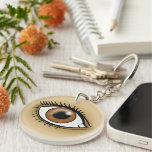 Brown Eye icon Acrylic Key Chain