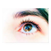 Brown eye poster posters
