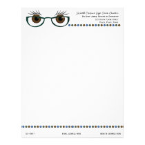 Brown Eyes and Glasses letterhead
