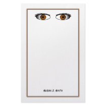 Brown Eyes stationery by xfinity7 Brown Eyes stationery