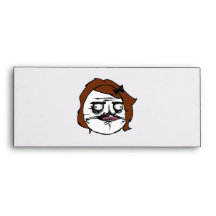 Brown Female Me Gusta Comic Rage Face Meme Envelope