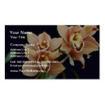 Brown Firewheel, Close Up (Cymbidium) flowers Business Card Templates