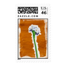 Brown Flower postage by briancody Brown Flower postage