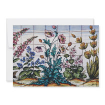 Brown Flowers in a pharmacy, Triana, Seville, Spai Custom Announcements