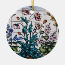 Brown Flowers in a pharmacy, Triana, Seville, Spai Christmas Ornaments