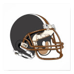 Brown Football Helmet Posters