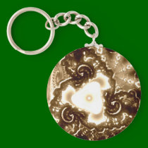 Brown Fract keychains