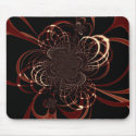 Brown fractal flower mousepad by laly_sb Brown fractal flower mousepad