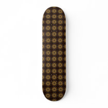 Brown Funky Skateboard