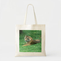 Brown Fur Black Stripes Tiger Arts Crafts Shopping Tote Bags at  Zazzle