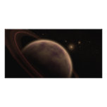 Brown Gas Giant Custom Photo Card