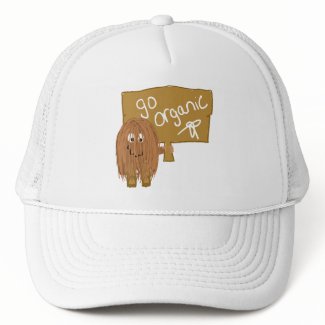 Brown go organic hat