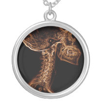 Brown/Gold C-spine necklace