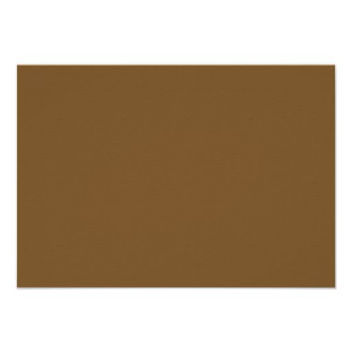 Brown, Gold Peacock Feathers RSVP Card Custom Invite