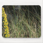 Brown green grass background design photo mousepad