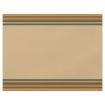 Brown green stripes full color flyer