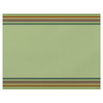 Brown green stripes custom flyer