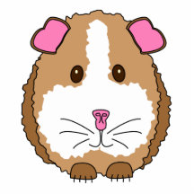 Brown Guinea Pig Photo Cutouts