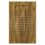 Brown Hardwood Stationary Stationery Design