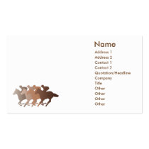 Brown Horse - Business business cards