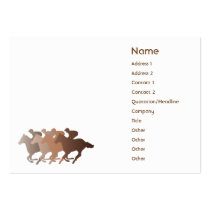 Brown Horse - Chubby business cards