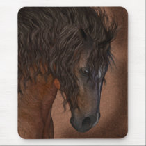 Brown Horse Equine Art Mouse Pad Mouse Mat mousepads