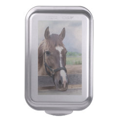 Brown Horse with Halter Cake Pan
